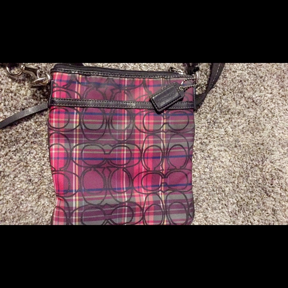 Coach Crossbody and Matching Coin Signature Purse